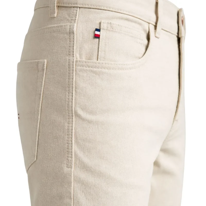 Jean beige homme | Coupe droite