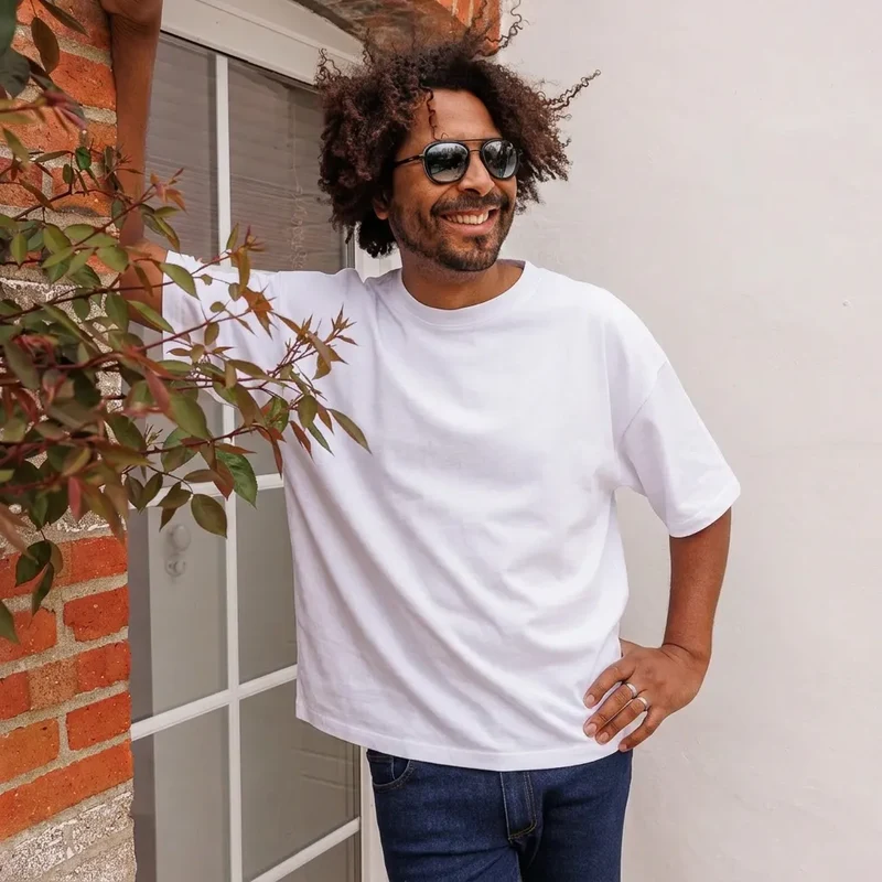T shirt oversize col rond Jersey