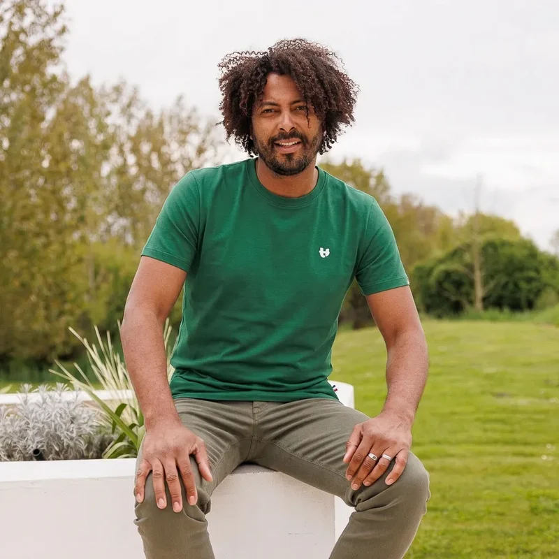 T-shirt Jersey coton biologique Vert