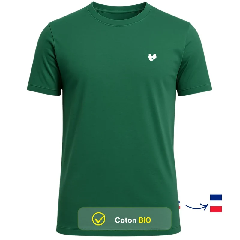 T-shirt Jersey coton biologique Vert