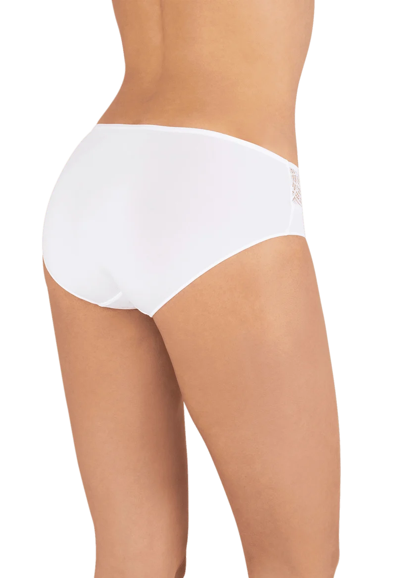 Lot de 3 Slips - Trio Dentelle Micro - Blanc