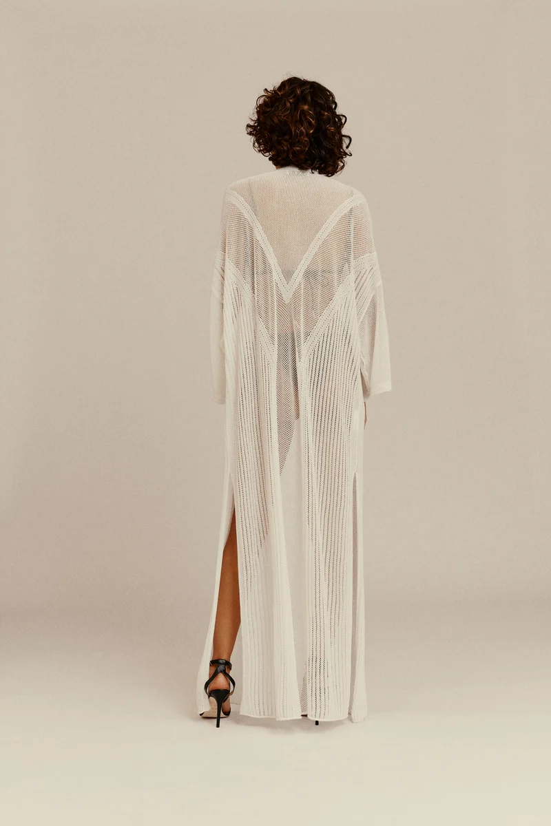 KIMONO SANDWALK BLANC