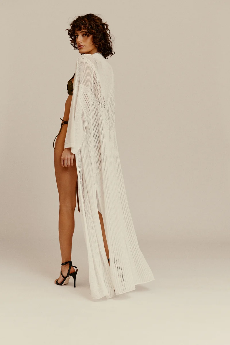 KIMONO SANDWALK BLANC