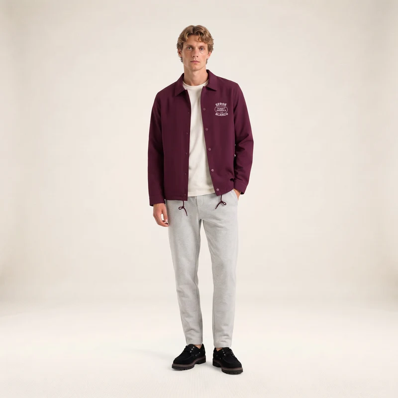 Blouson coach rouge Wayne doublure intérieure Funky Animals
