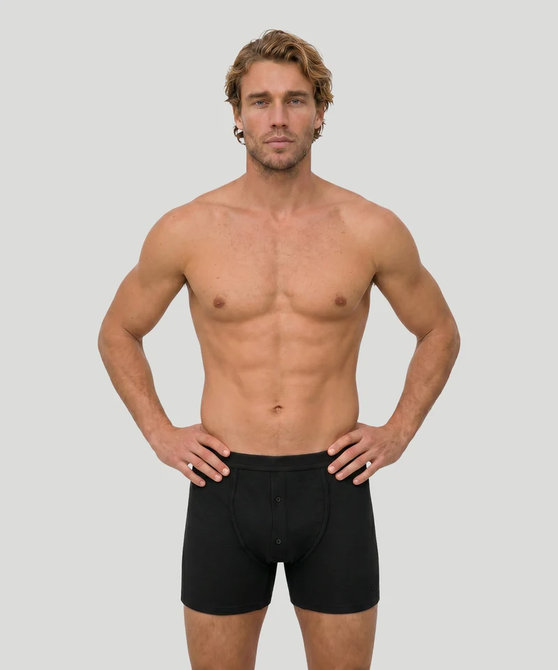 Army Ribbed Night Shorts: Black