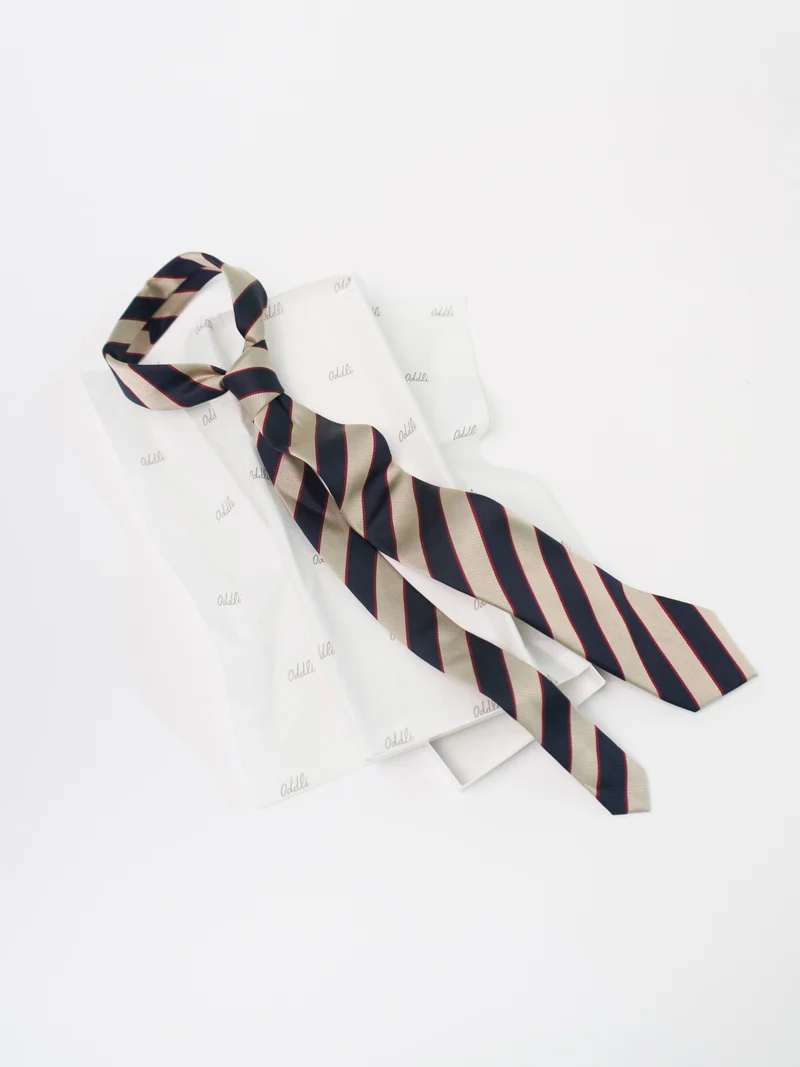 Striped Silk Tie