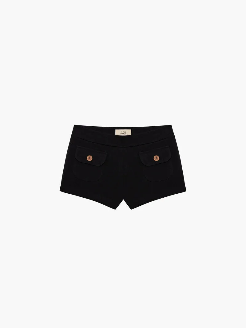 Button Mini Shorts