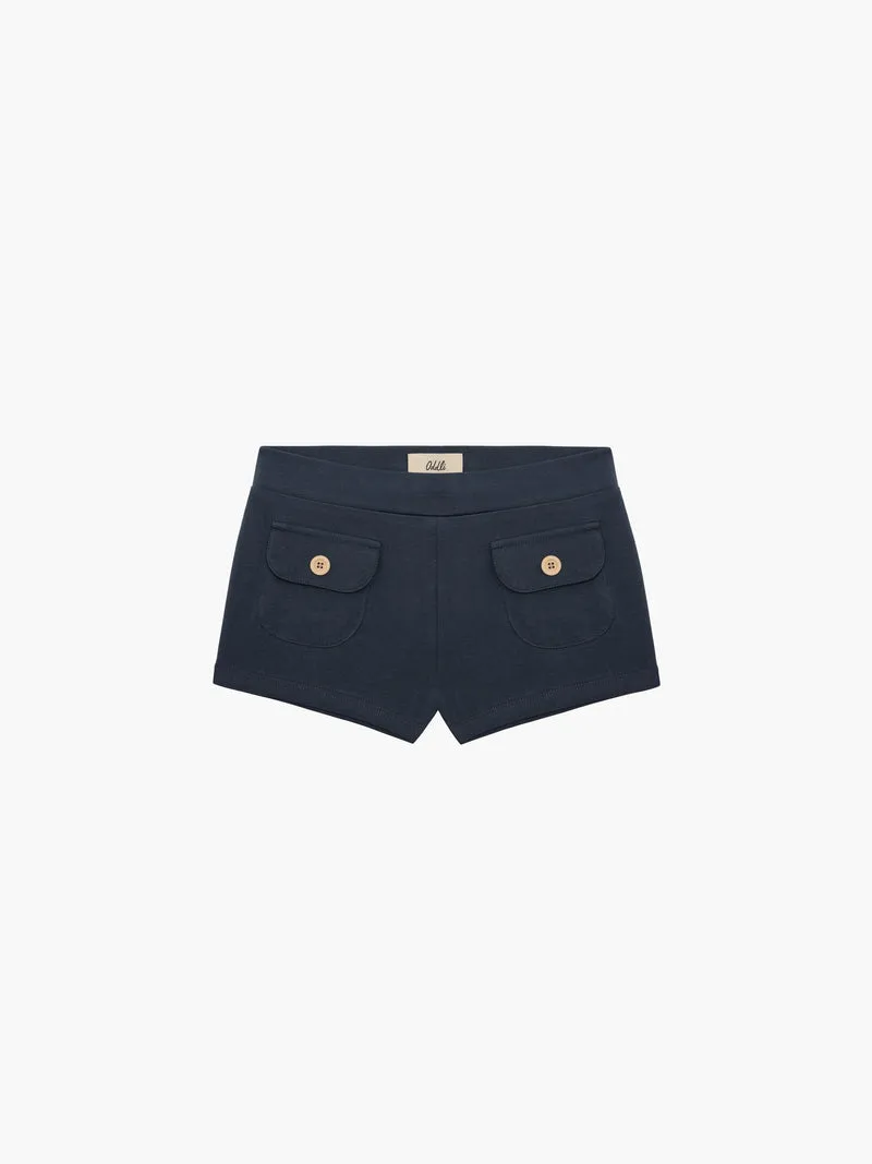 Button Mini Shorts