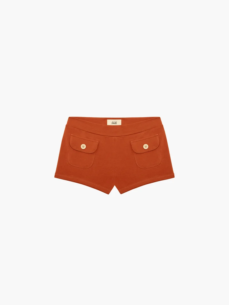 Button Mini Shorts