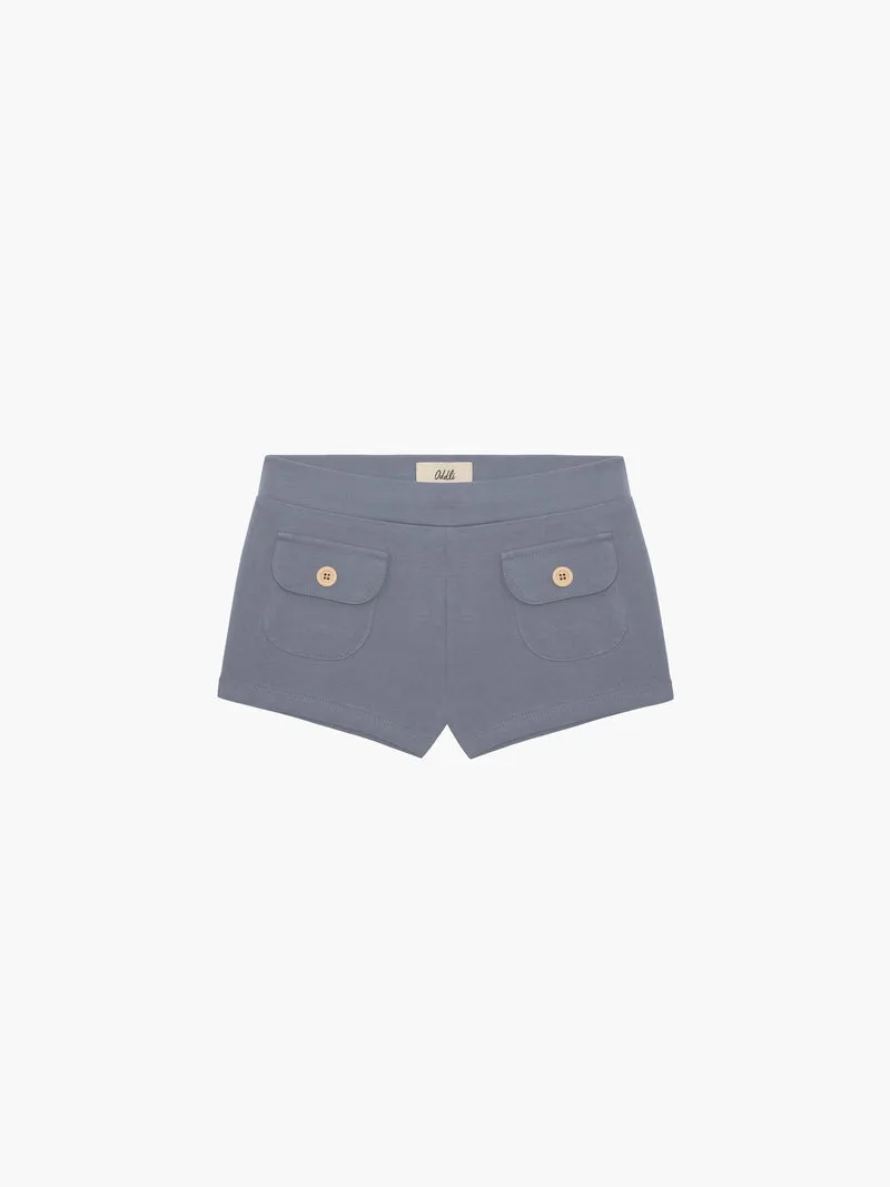 Button Mini Shorts