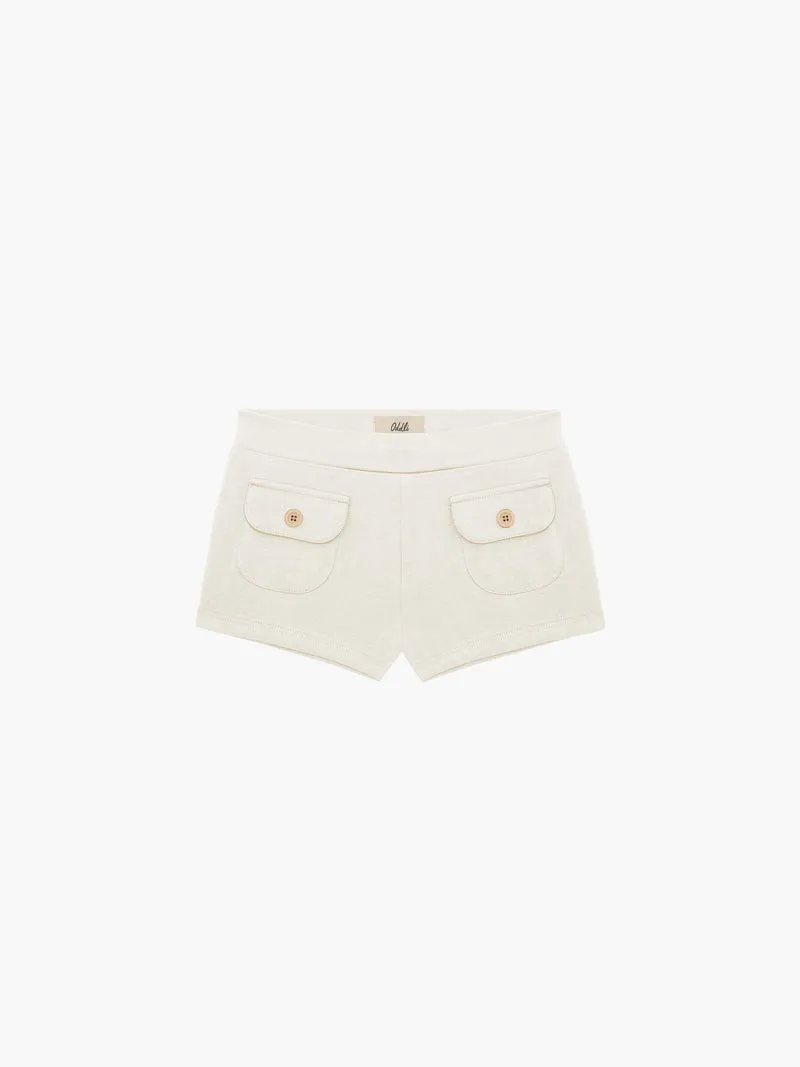 Button Mini Shorts