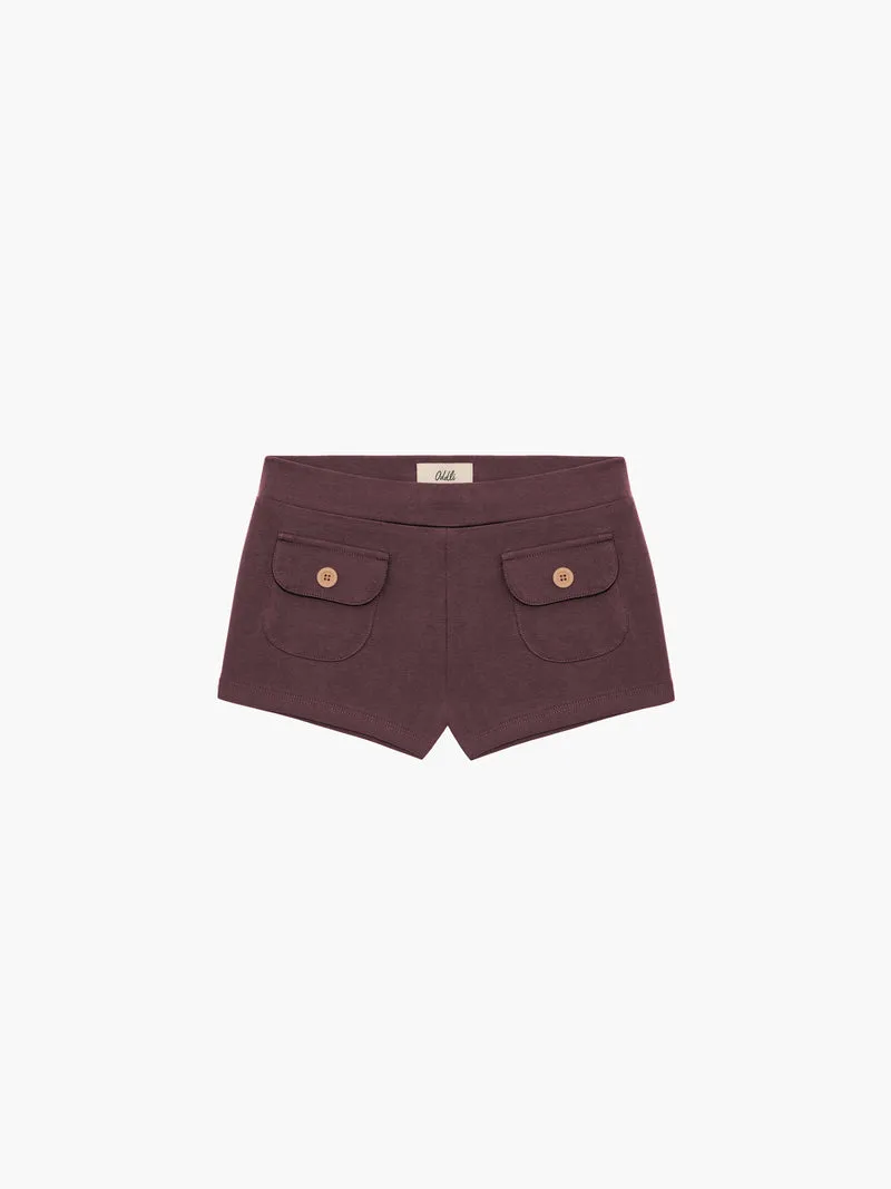 Button Mini Shorts