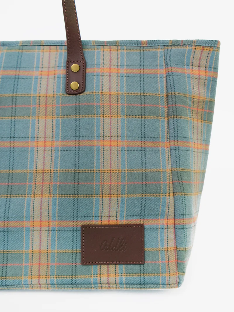 Large Plaid Bag