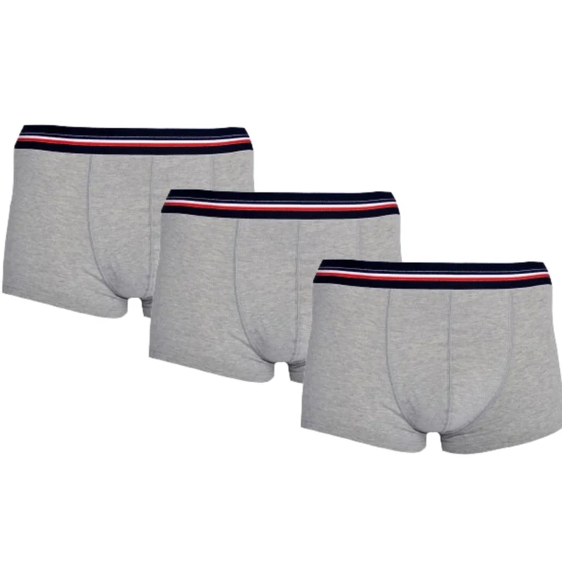 Boxers gris - Lot de 3
