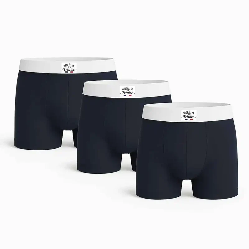 Boxers noir - Lot de 3