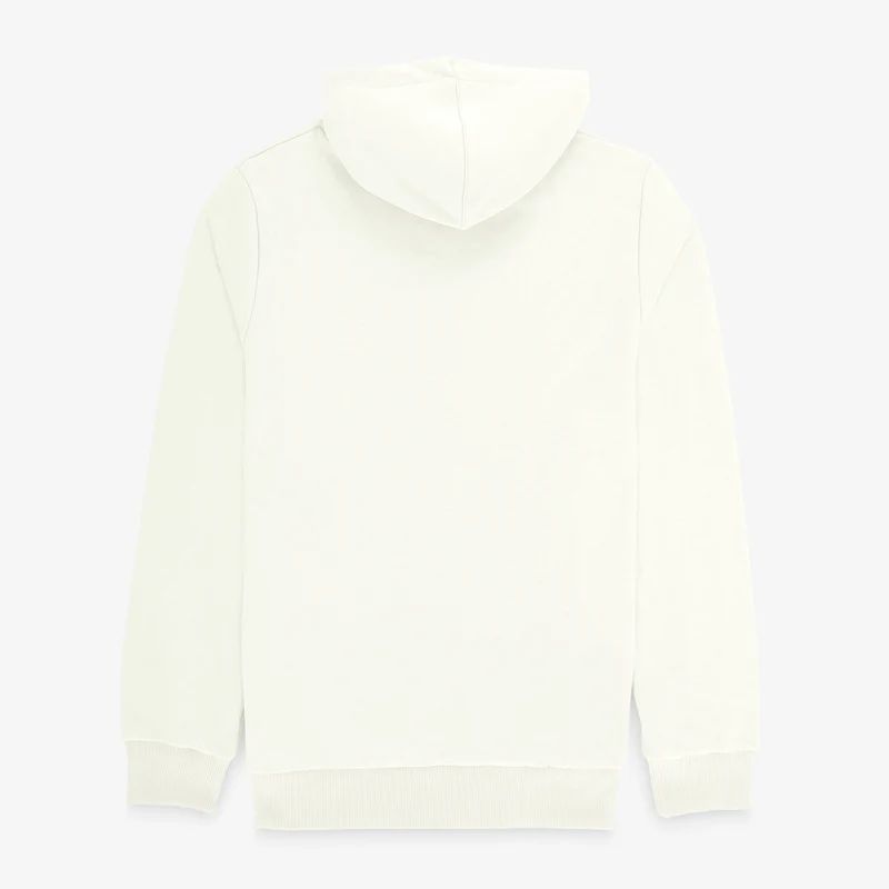 Sweat à capuche Samson en coton molletonné blanc
