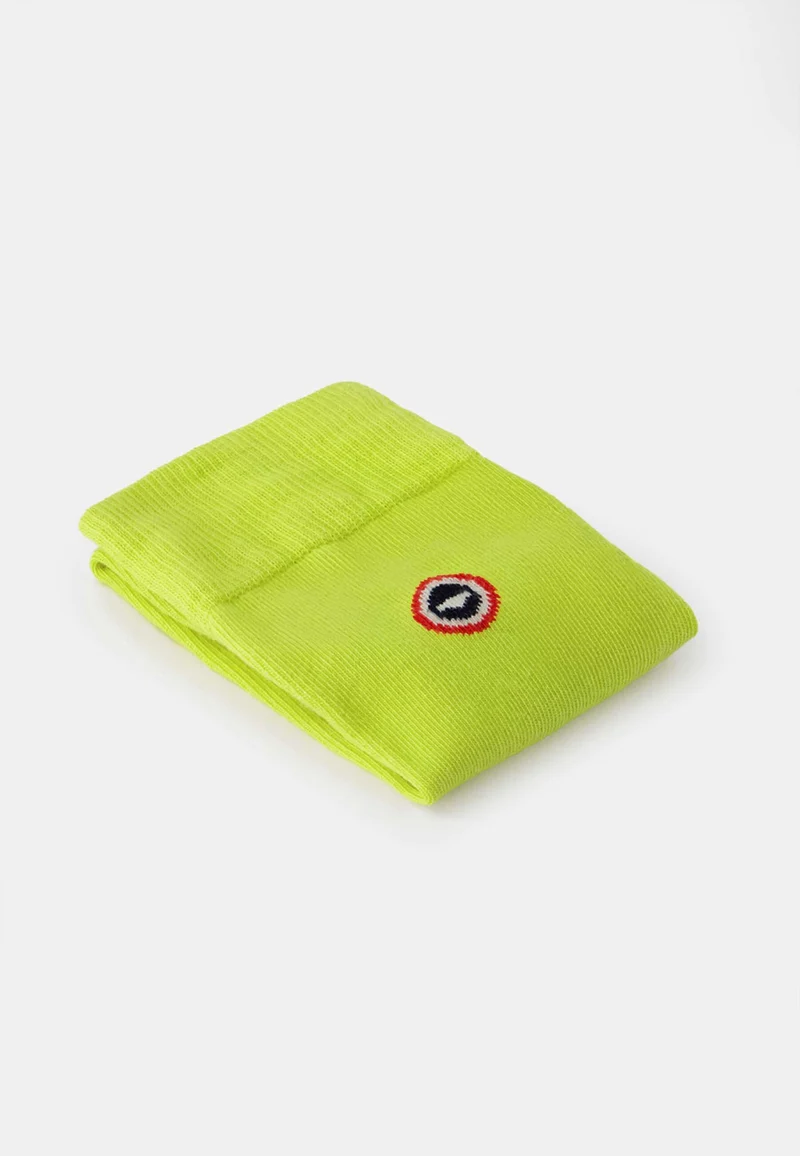 Chaussettes mi-hautes jaune en coton - Robuste Jaune Anis