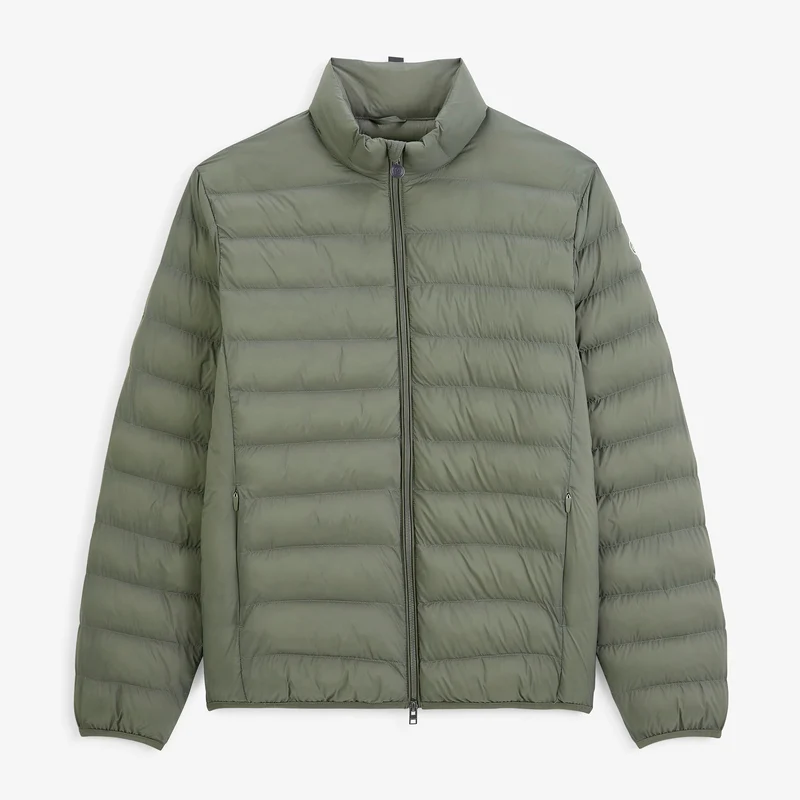 Doudoune légère manches longues marron taupe Piumino