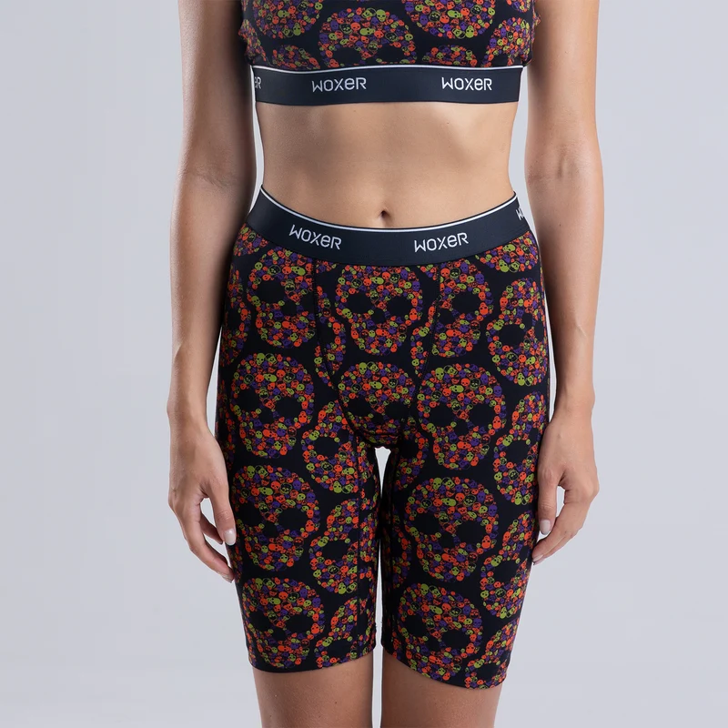 Biker High Waisted Eerie Multi