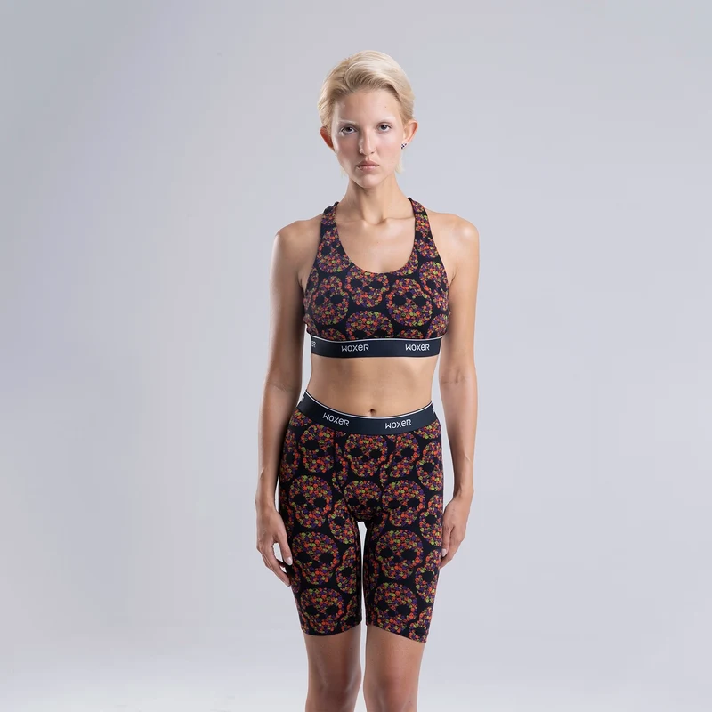 Biker High Waisted Eerie Multi