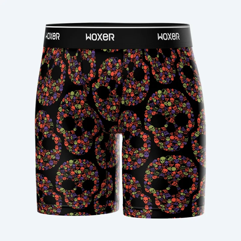Biker High Waisted Eerie Multi