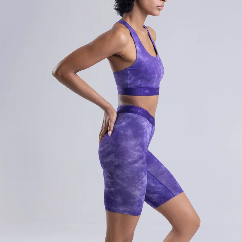 Biker High Waisted Foggy Hallow