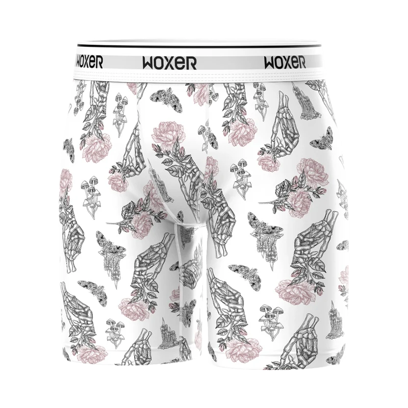 Biker High Waisted Botanical Bones