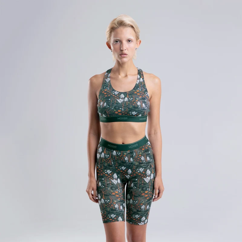 Biker High Waisted Haunted Forest