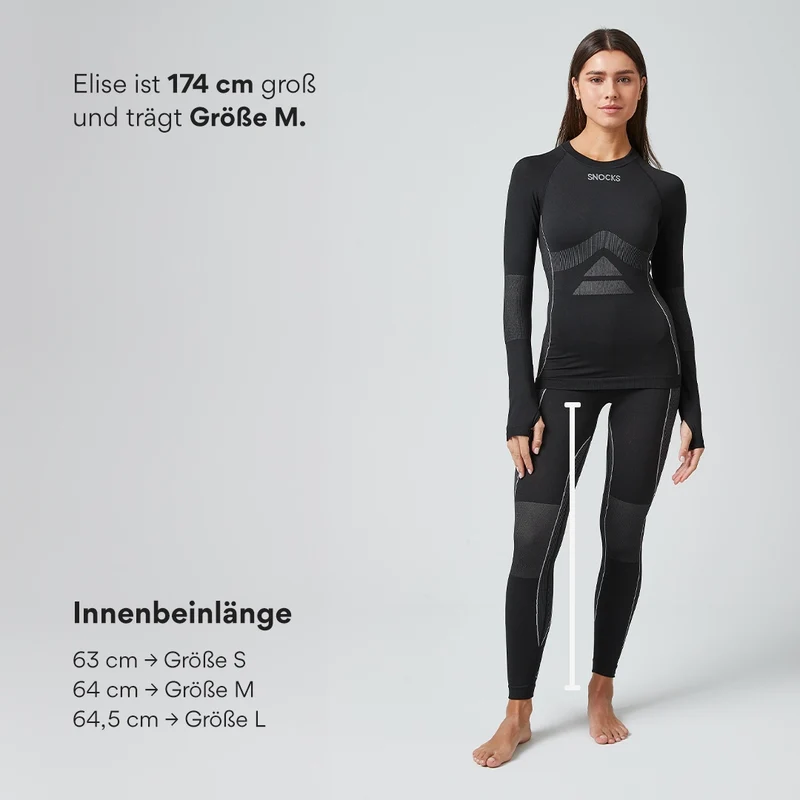 Thermounterwäsche Damen | Blaugrau