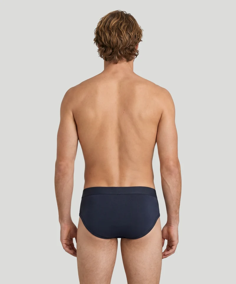 RON DORFF Y-Front Briefs: Navy