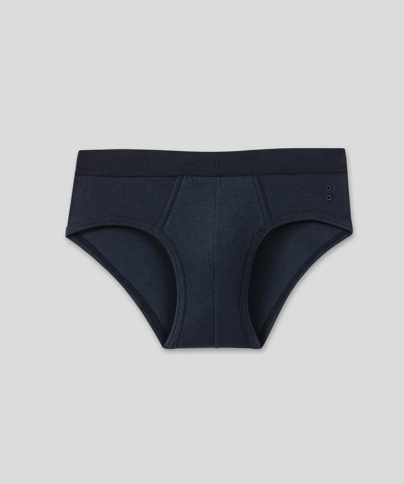 RON DORFF Y-Front Briefs: Navy