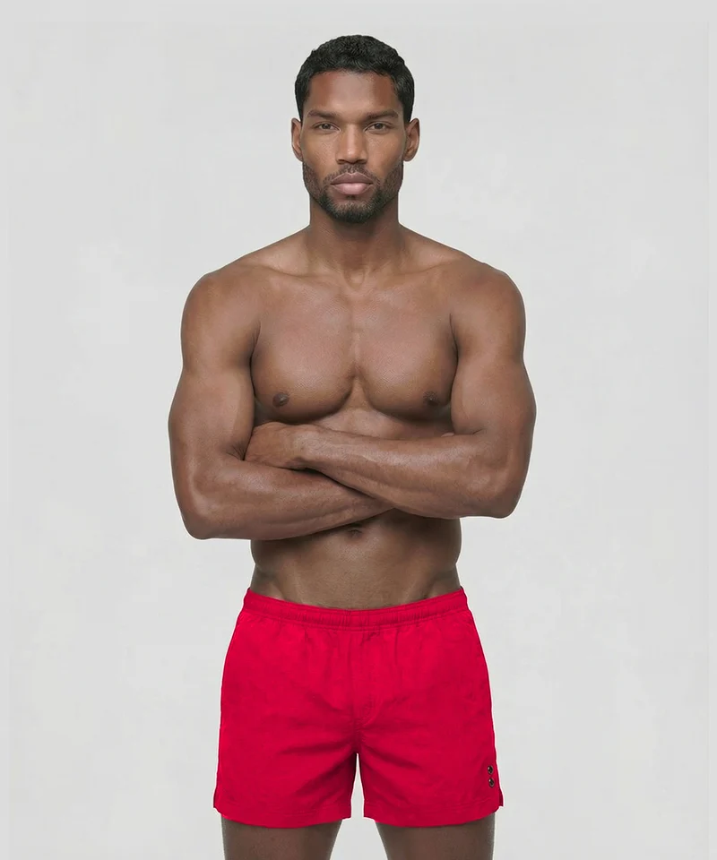 Swim Shorts: Shocking Red