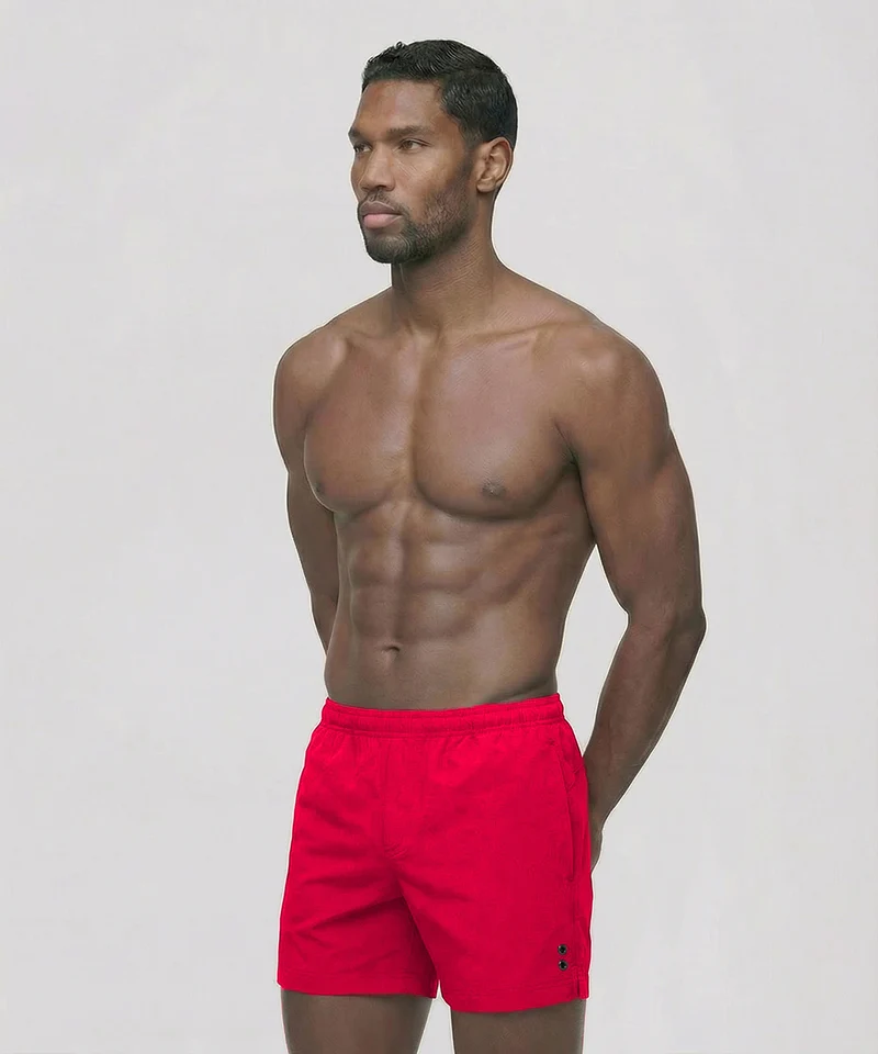 Swim Shorts: Shocking Red