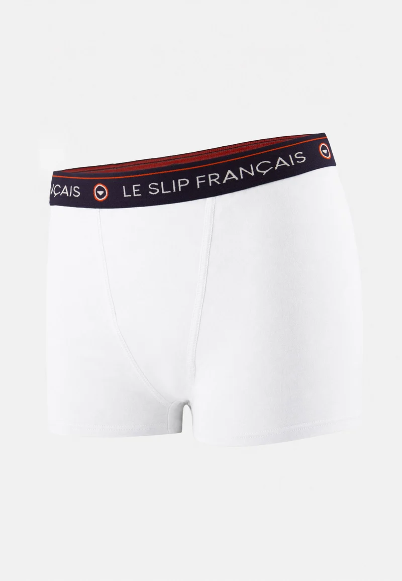 Culotte boxer femme blanche en coton - Fougueuse Blanc