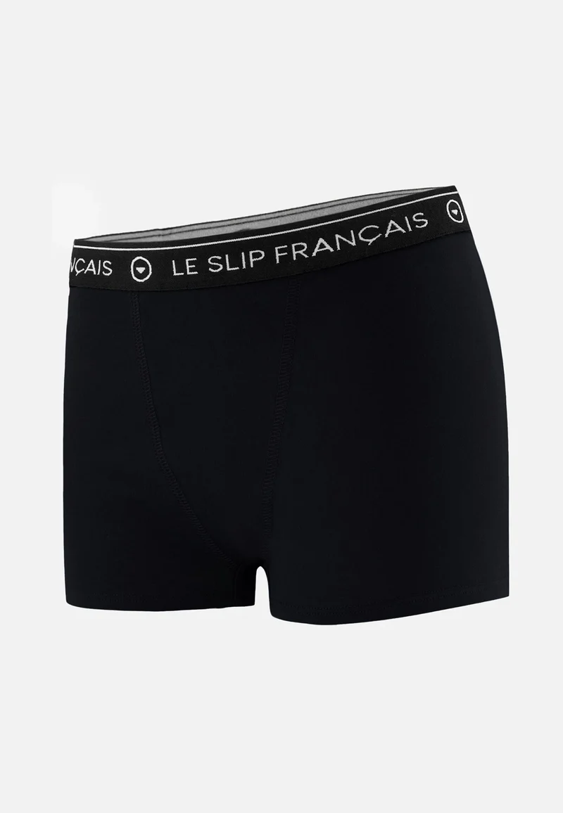 Culotte boxer femme noire en coton - Fougueuse Noire