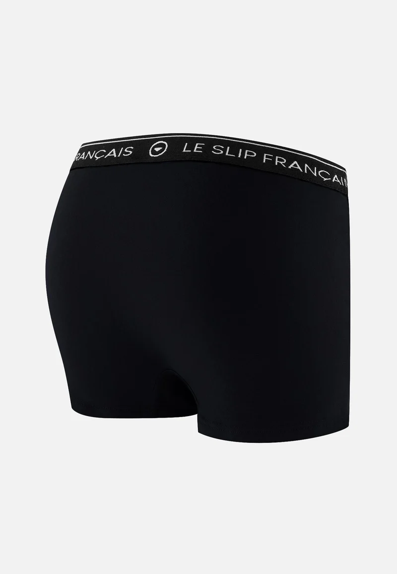 Culotte boxer femme noire en coton - Fougueuse Noire