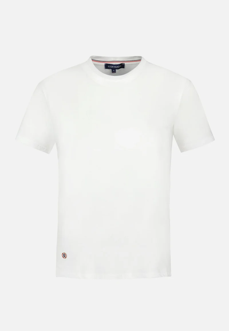 T-shirt Femme à manches courtes et col rond en coton - Jeanne Blanc