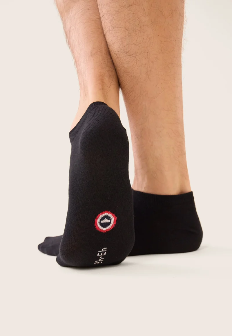Lot de 7 socquettes en coton - Chaussettes Noir