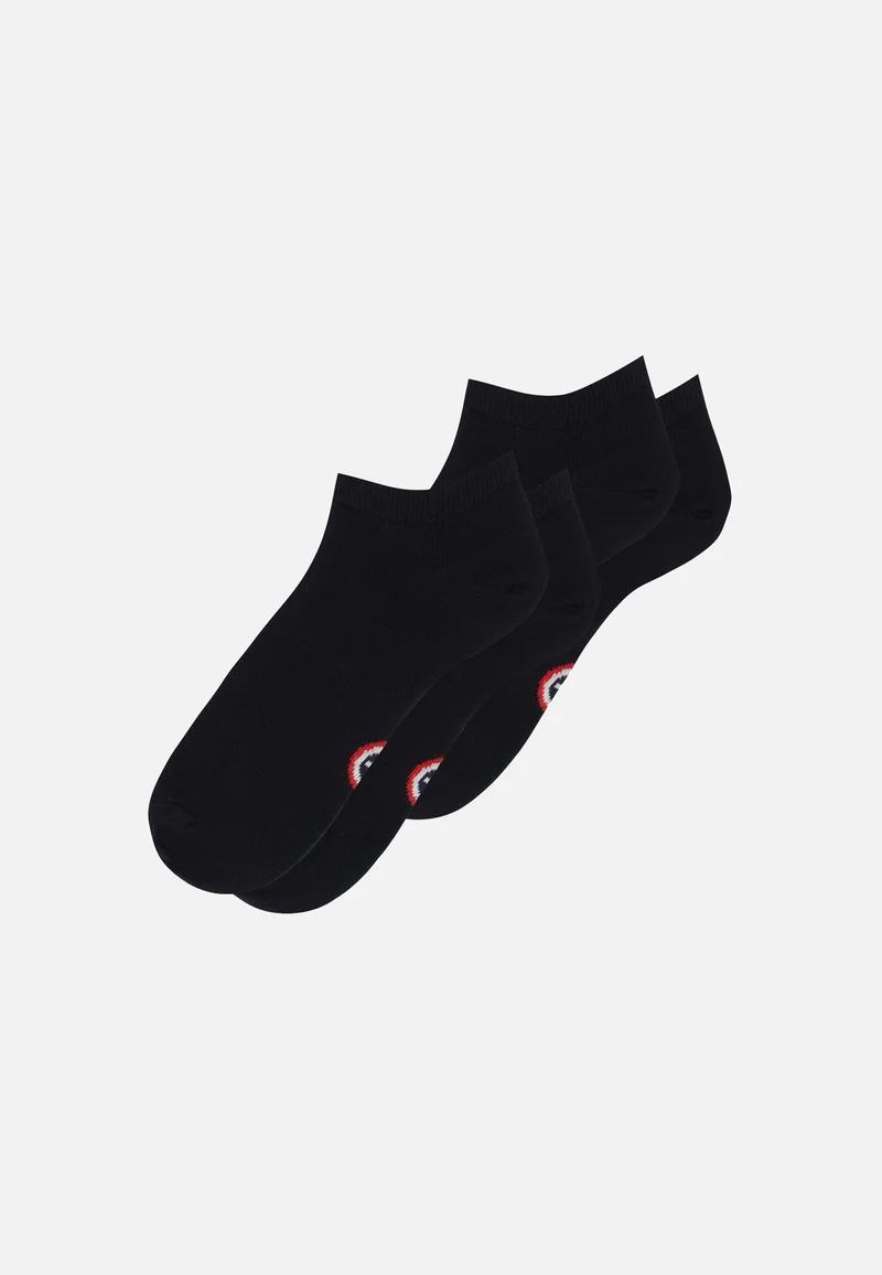 Lot de 2 socquettes en coton - Chaussettes Noires