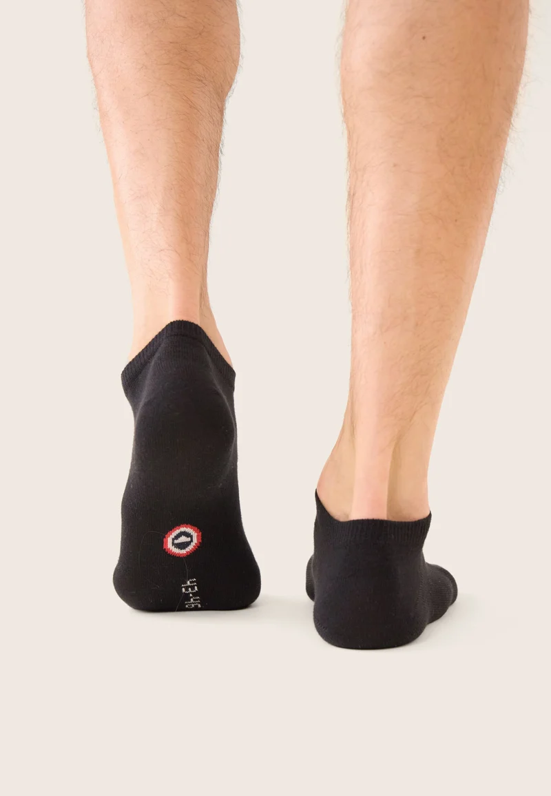 Lot de 2 socquettes en coton - Chaussettes Noires