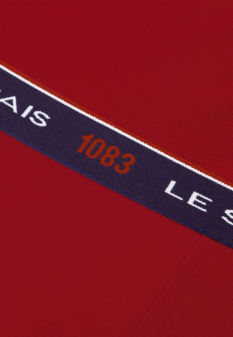 Boxer rouge en coton bio - Redoutable Rouge - Collab 1083