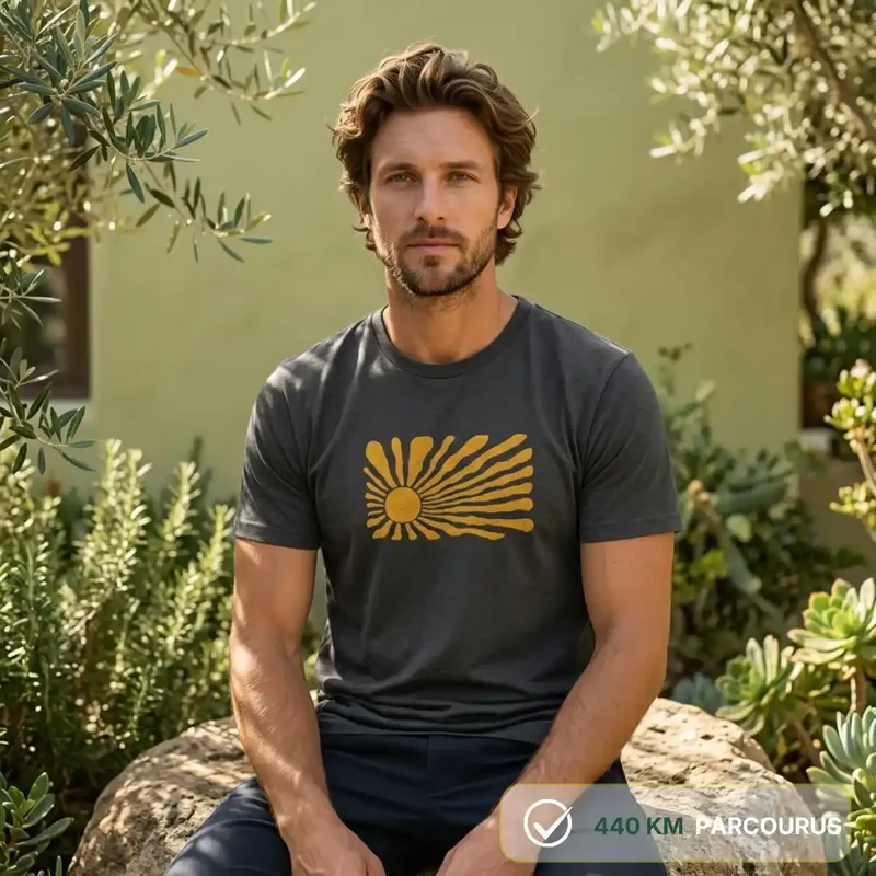 T-shirt Homme Gris chiné | LEVANT