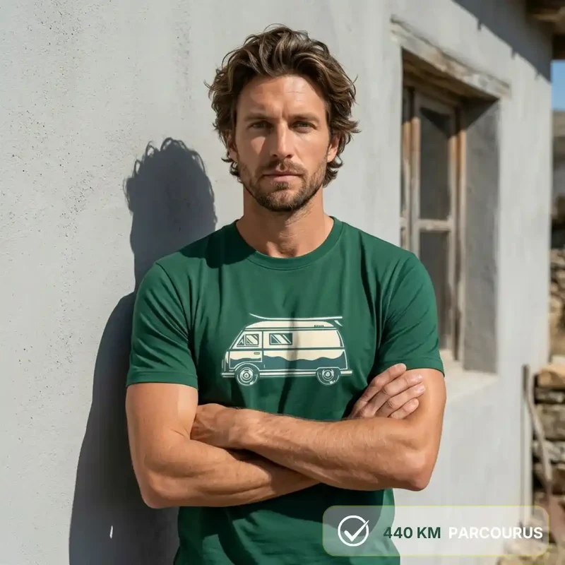 T-shirt Homme Vert | ROAD TRIP