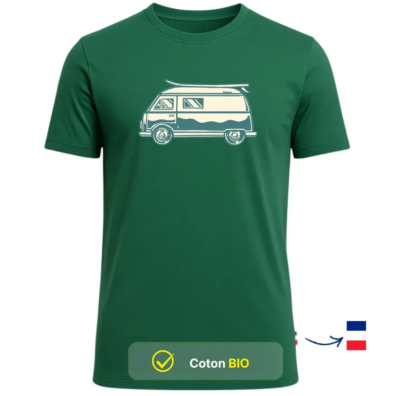T-shirt Homme Vert | ROAD TRIP
