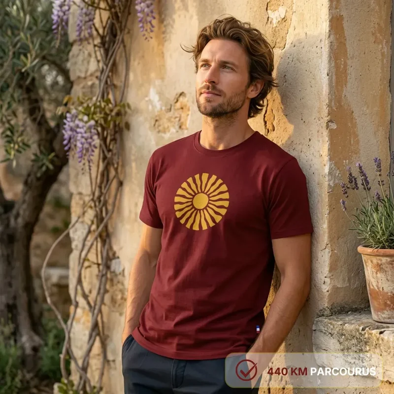 T-shirt Homme Bordeaux | SOLÉA