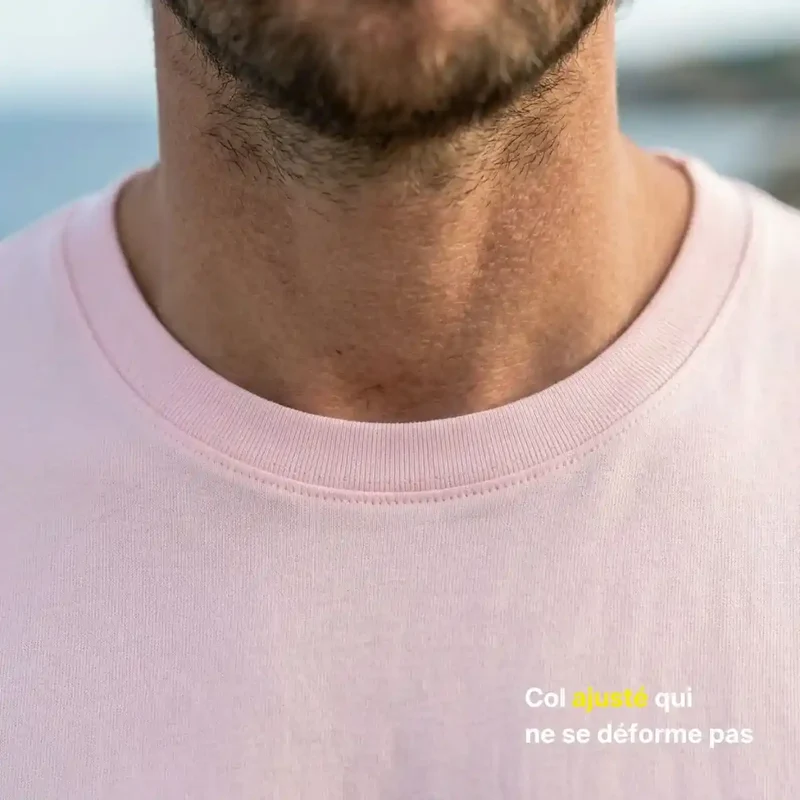 T-shirt Homme Rose clair | BOUSSOLE