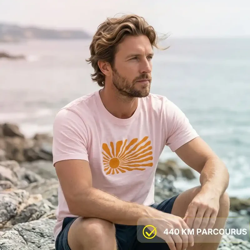 T-shirt Homme Rose clair | LEVANT