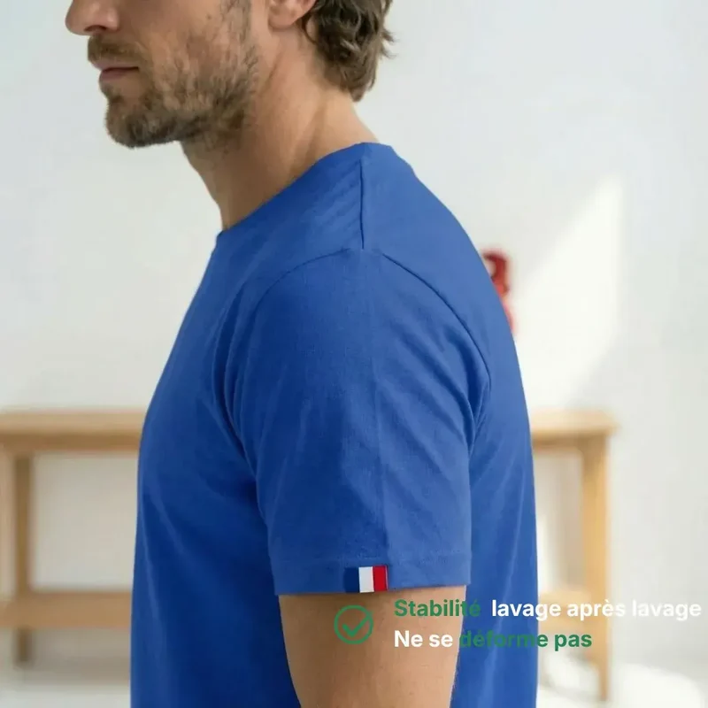 T-shirt Homme bleu roi | Vélo "Vélotafeur"