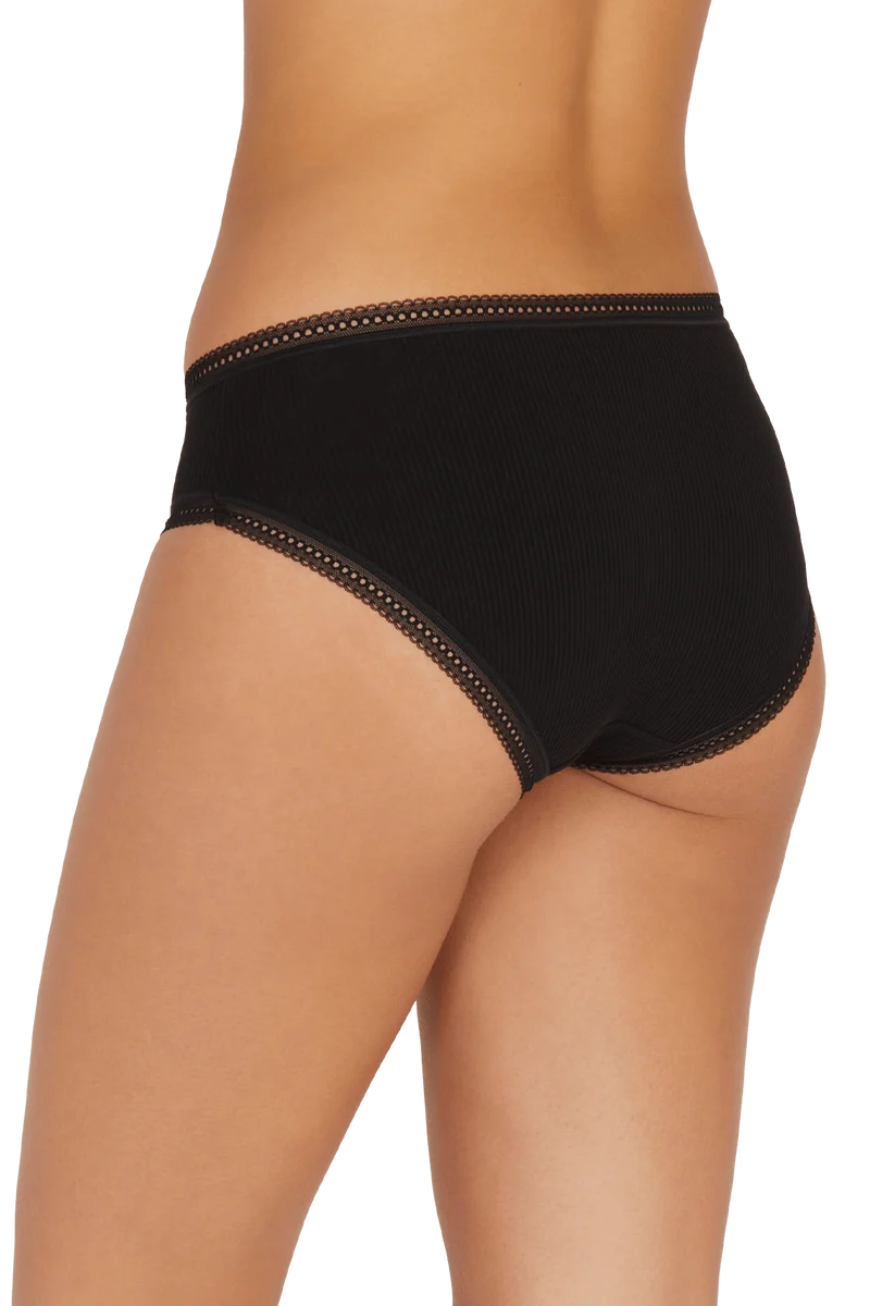 Duo Confort Modal Lot de 2 Slips - Noir