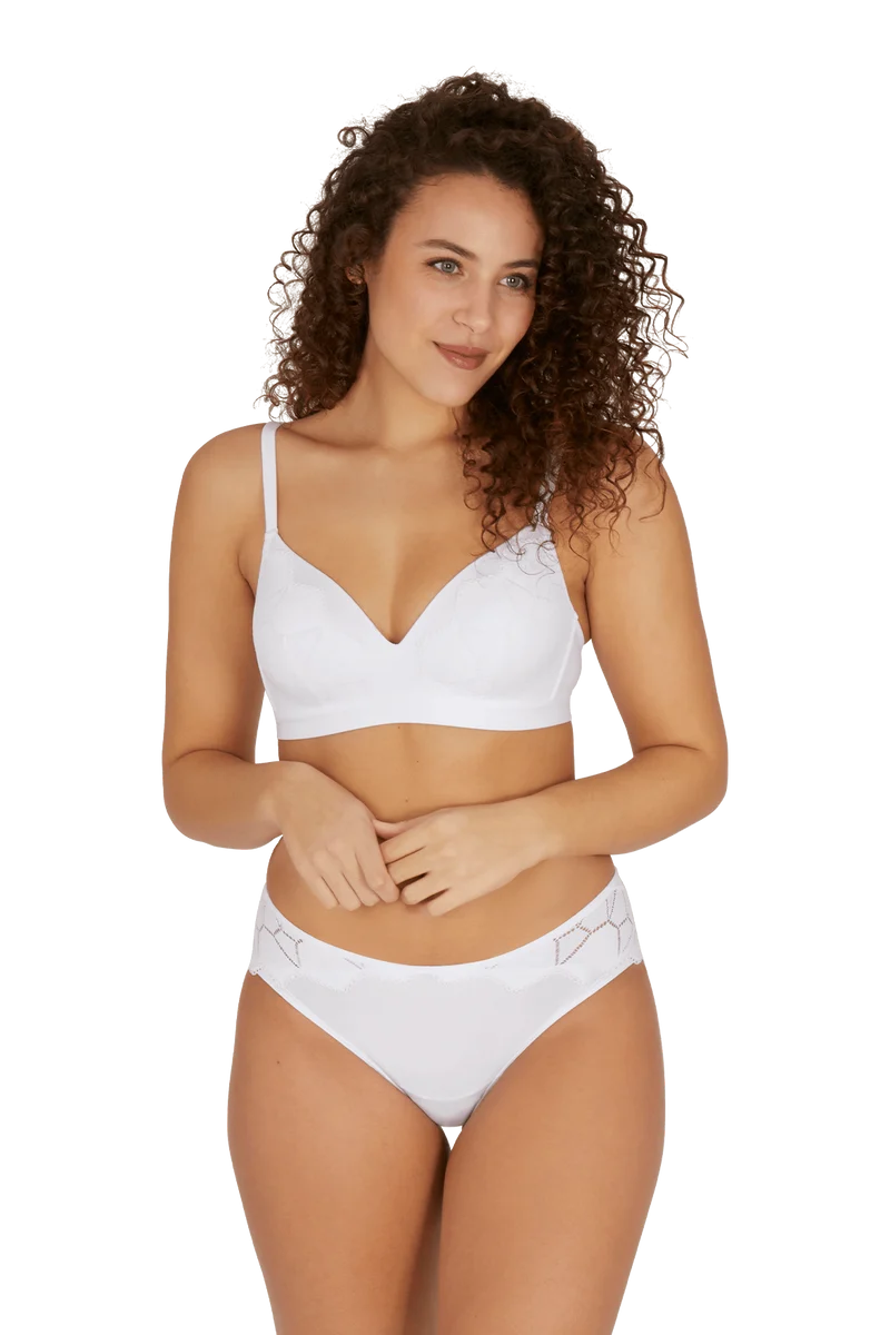 Slip brésilien Harmonie - Blanc